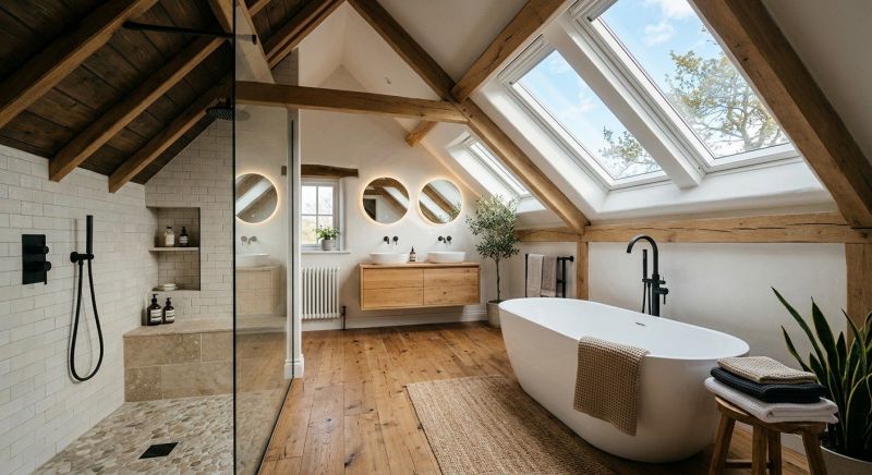 Attic Bathroom Remodeling in Hudson County, NJ