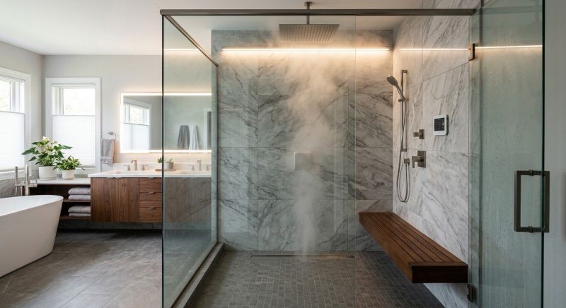 Granite Shower Installation in Hudson County, NJ